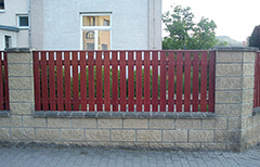 Dřevěná plotová výplň - modřín (8)