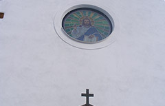Předsklení kruhové - kostel Vísky
